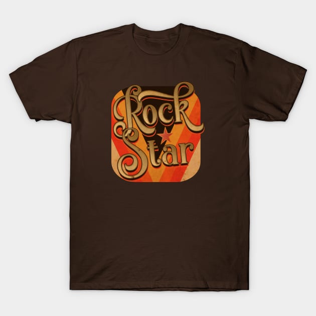 Vintage Rock Star T-Shirt by CTShirts